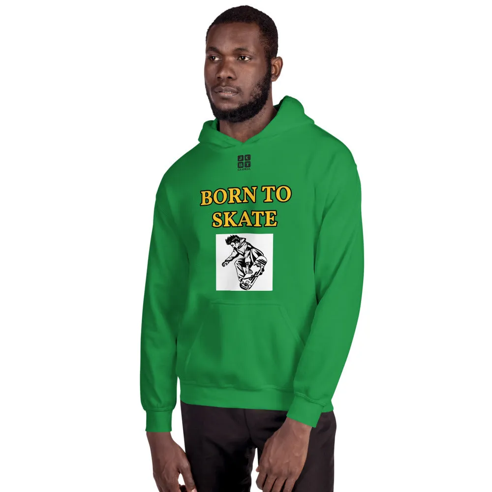 Unisex Hoodie "1041-0071 Born To Skate (Black Logo)"