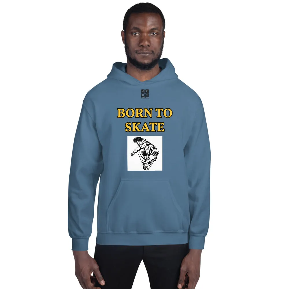 Unisex Hoodie "1041-0071 Born To Skate (Black Logo)"