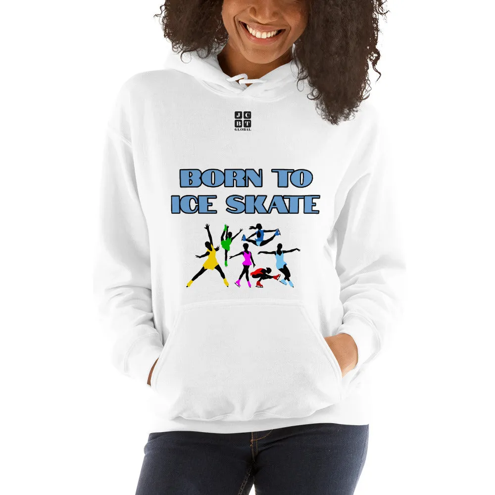 Unisex Hoodie "2041-0041 Born To Ice Skate (Black Logo)"