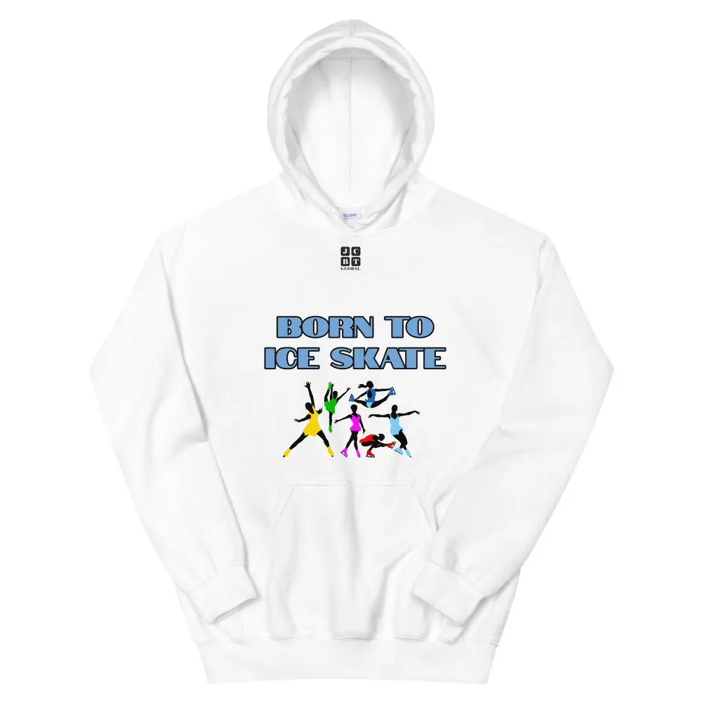 Unisex Hoodie "2041-0041 Born To Ice Skate (Black Logo)"