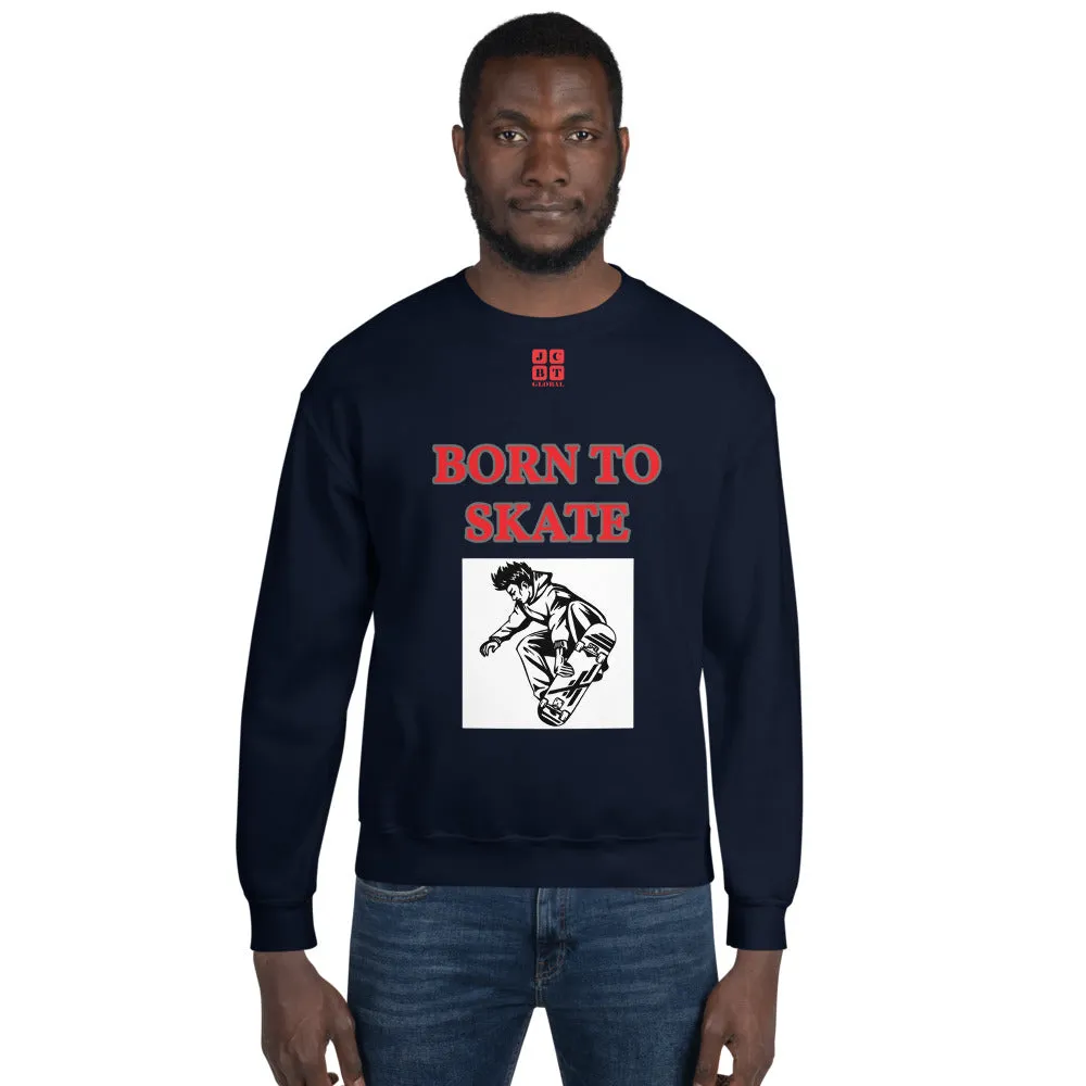 Unisex Sweatshirt "1031-0071 Born To Skate (Red Logo)"
