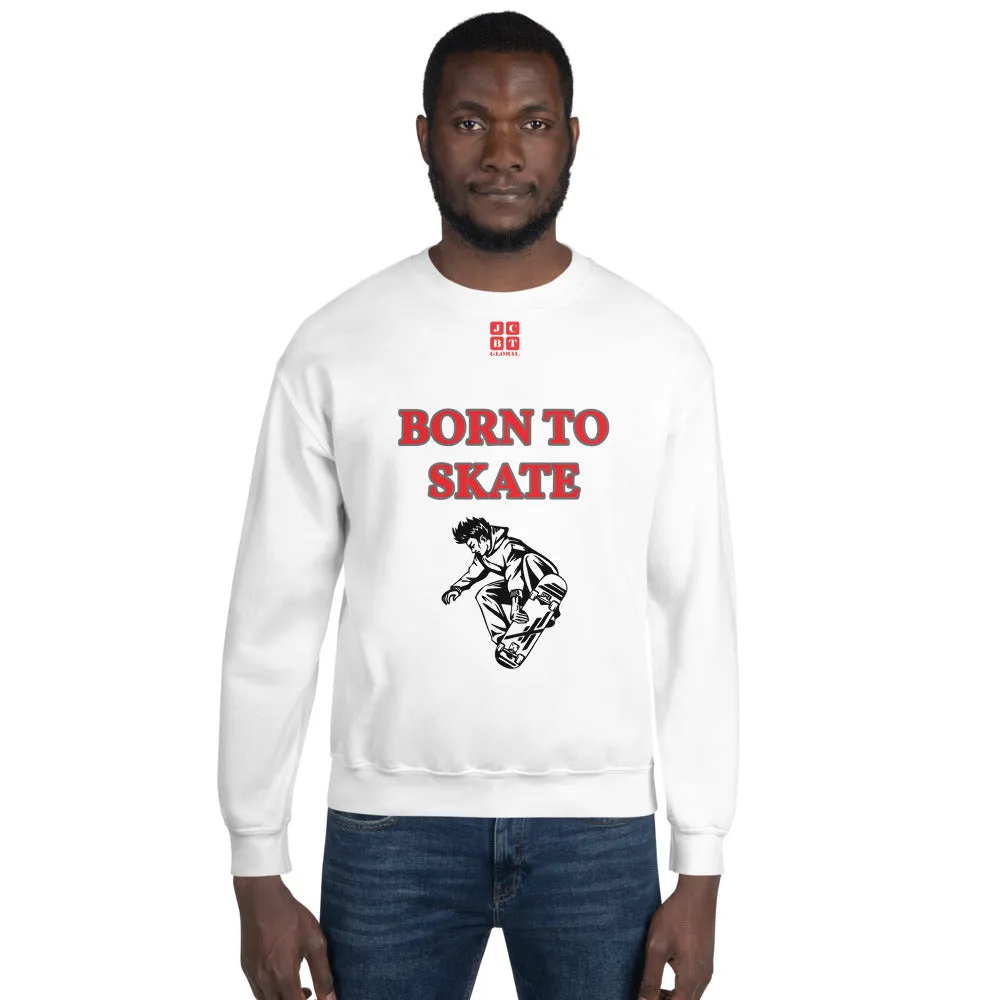 Unisex Sweatshirt "1031-0071 Born To Skate (Red Logo)"