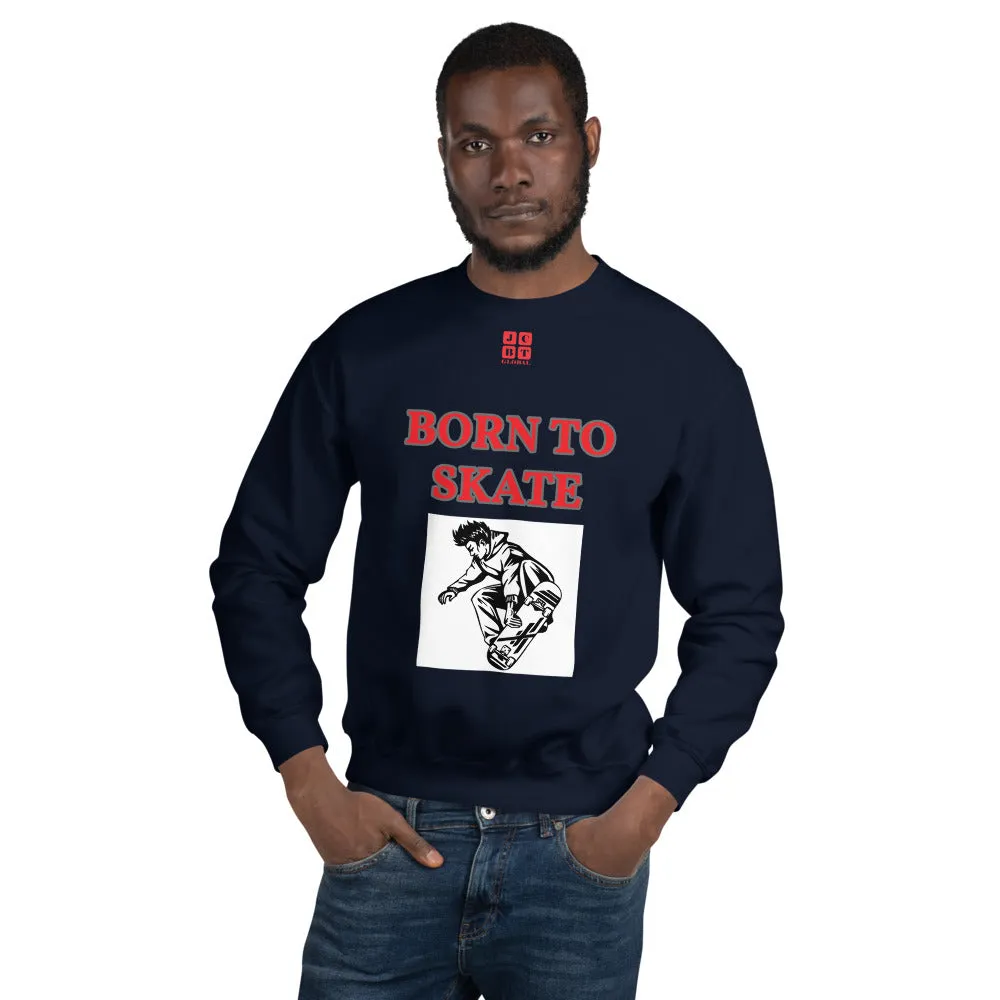 Unisex Sweatshirt "1031-0071 Born To Skate (Red Logo)"
