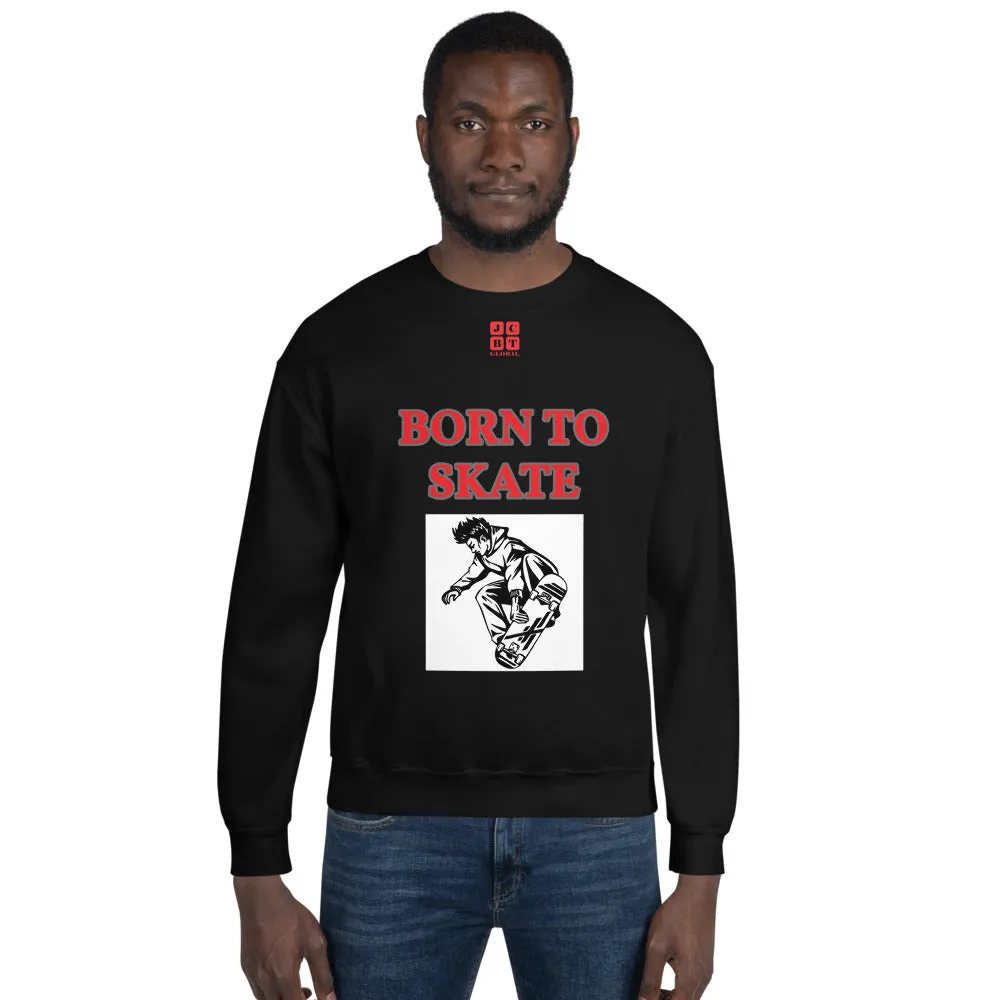 Unisex Sweatshirt "1031-0071 Born To Skate (Red Logo)"