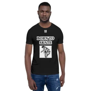 Unisex t-shirt "10101-0071 Born To Skate (White Logo)"