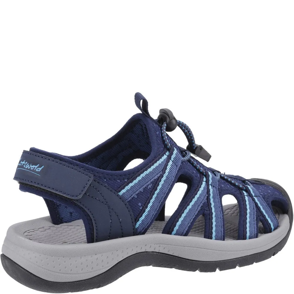 Upton Sandal Navy/Turquoise