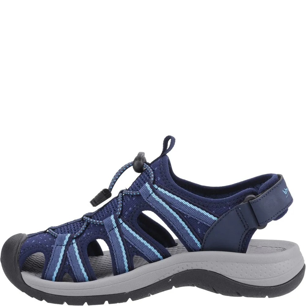 Upton Sandal Navy/Turquoise