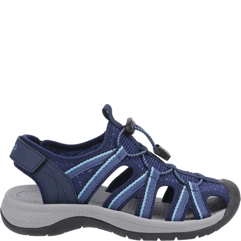 Upton Sandal Navy/Turquoise