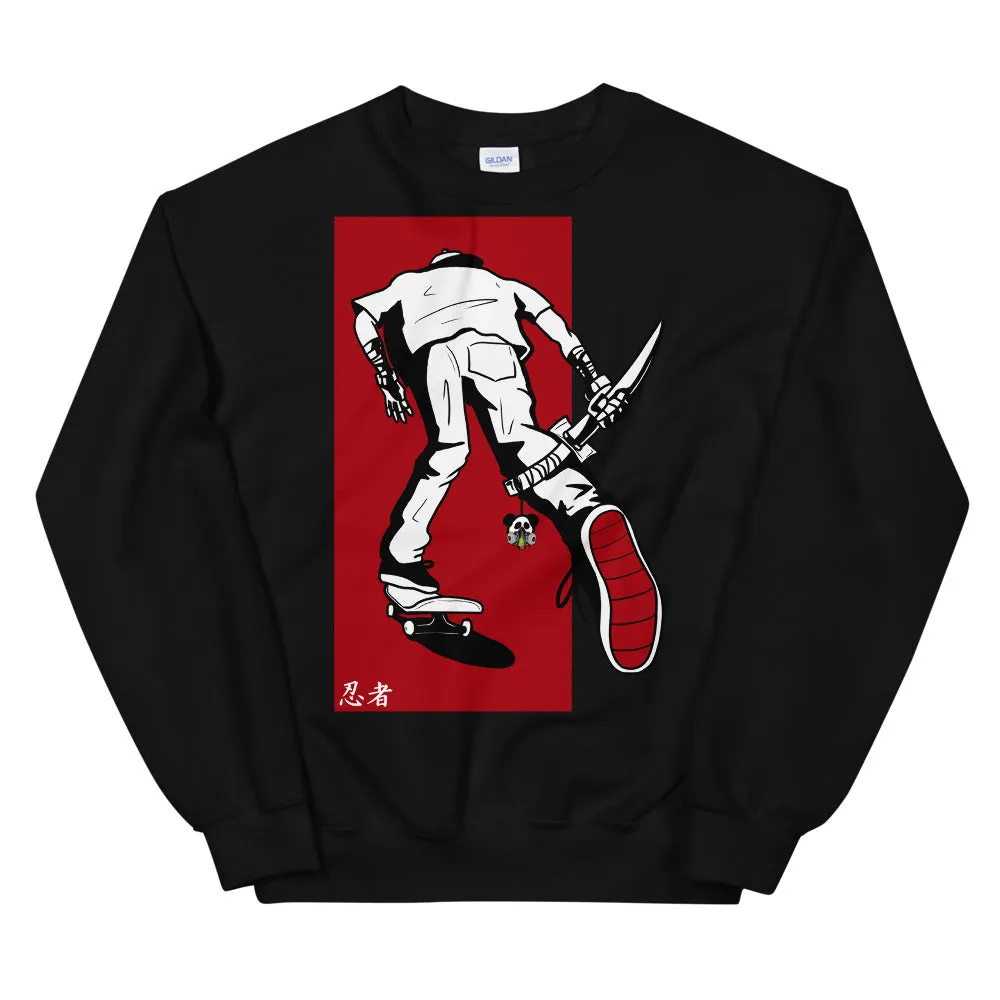 Urban Ninja "Red Line 1" Unisex Sweatshirt