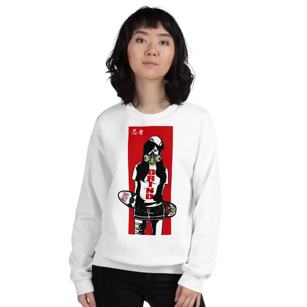 Urban Ninja "Red Line 3" Unisex Sweatshirt