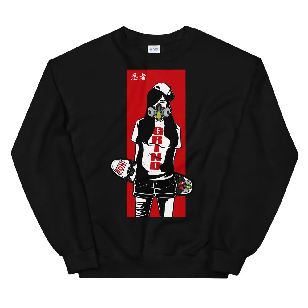 Urban Ninja "Red Line 3" Unisex Sweatshirt