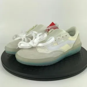 Vans Ave Pro White/Blue Athletic Skate Shoes Youth Size 3.5Y