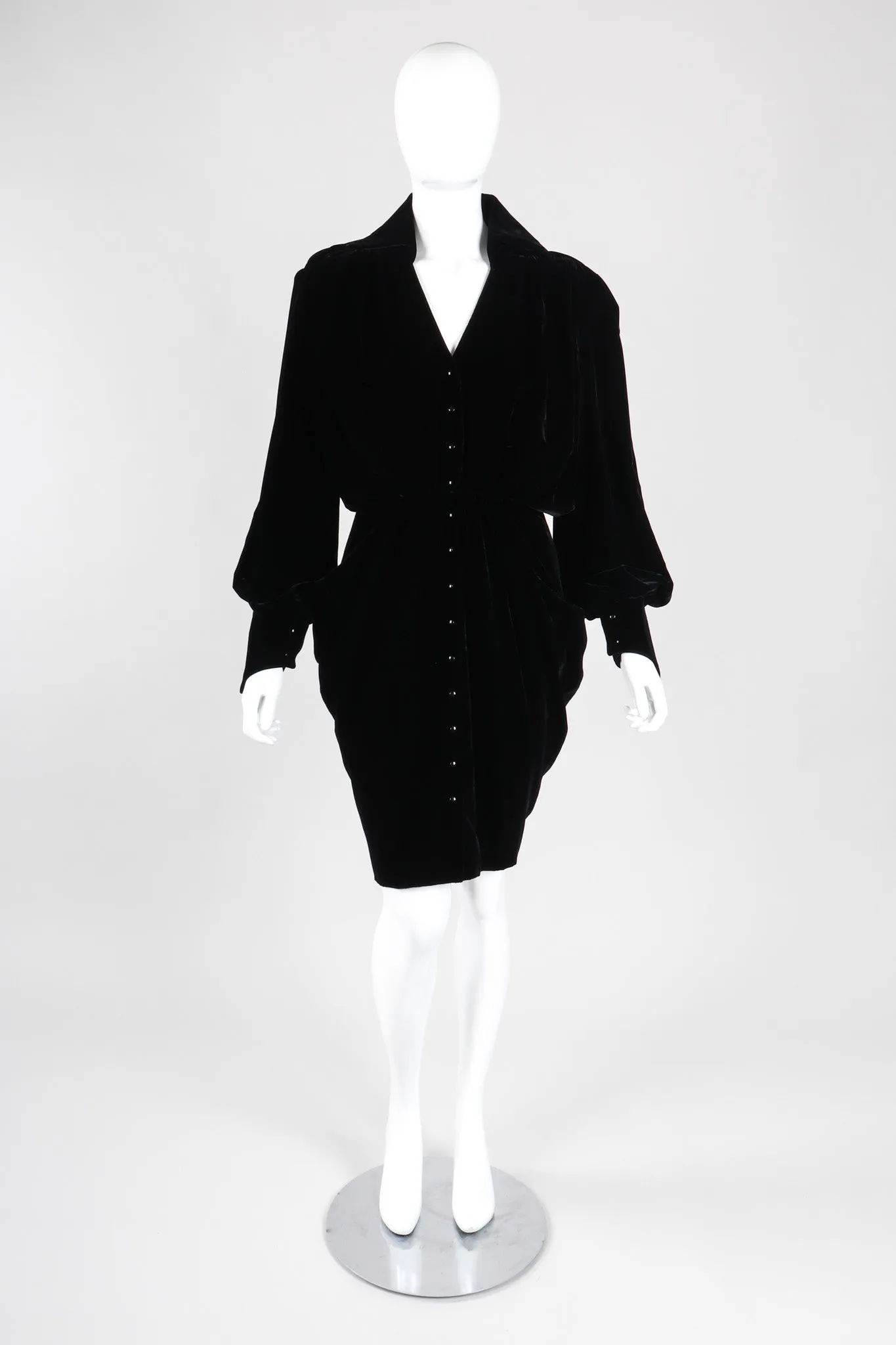 Velvet Buckle Dress