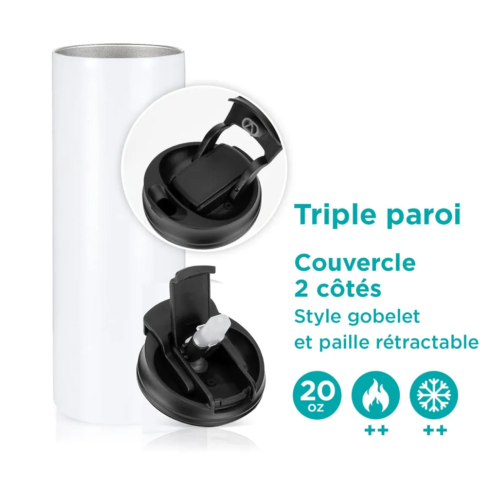 Verre en acier inoxydable Bottes de cowgirl