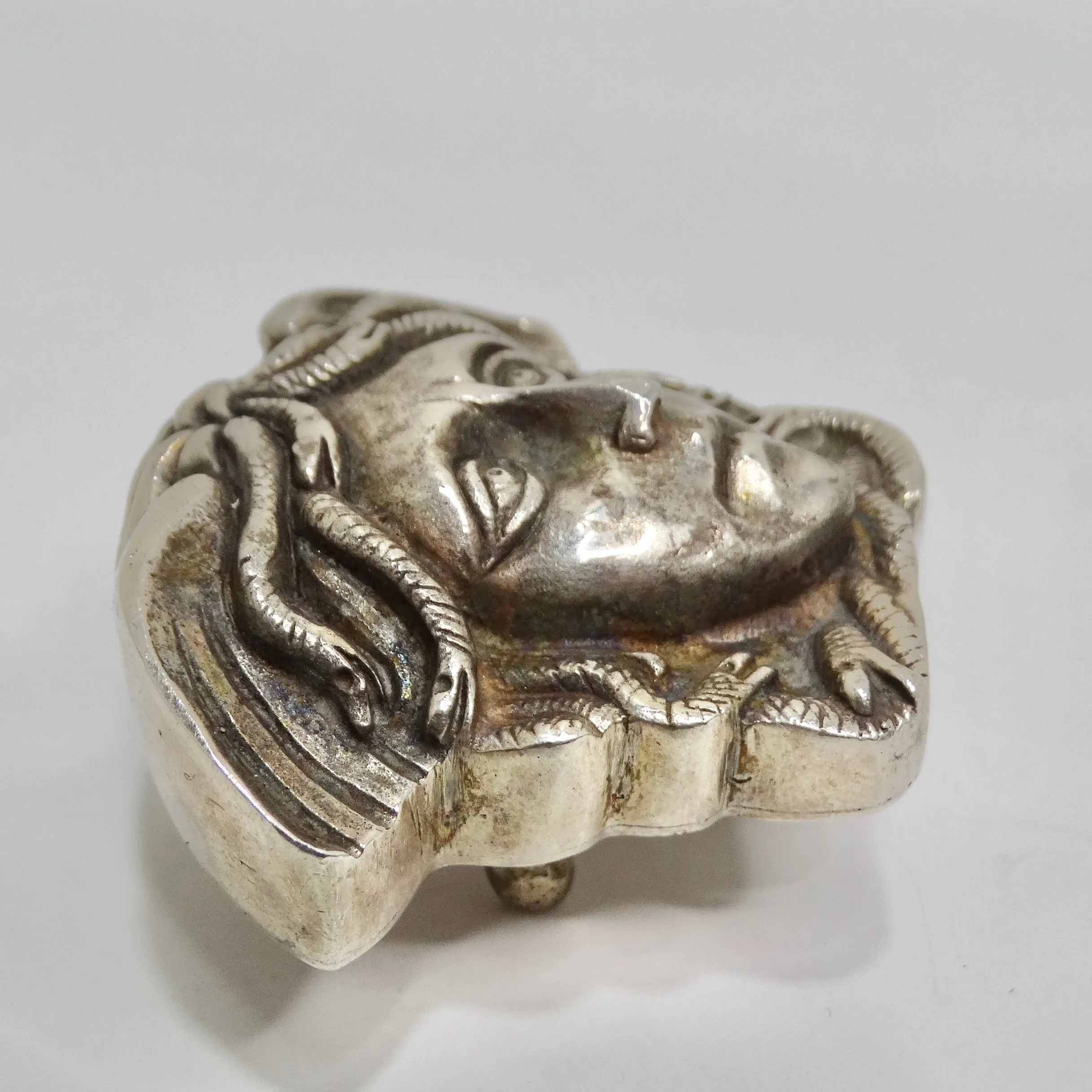 Versace Rare 1980s Silver Belt Buckle