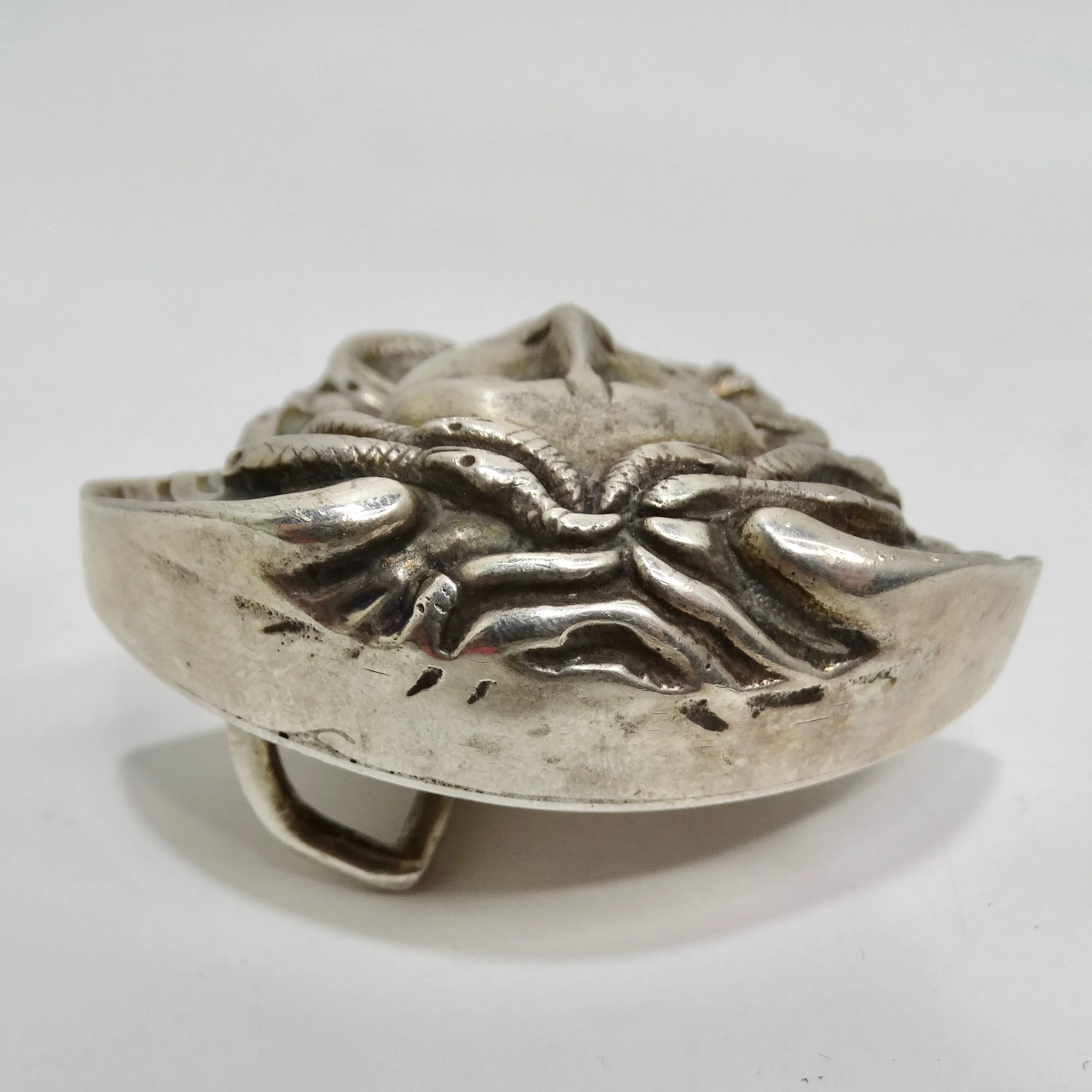 Versace Rare 1980s Silver Belt Buckle