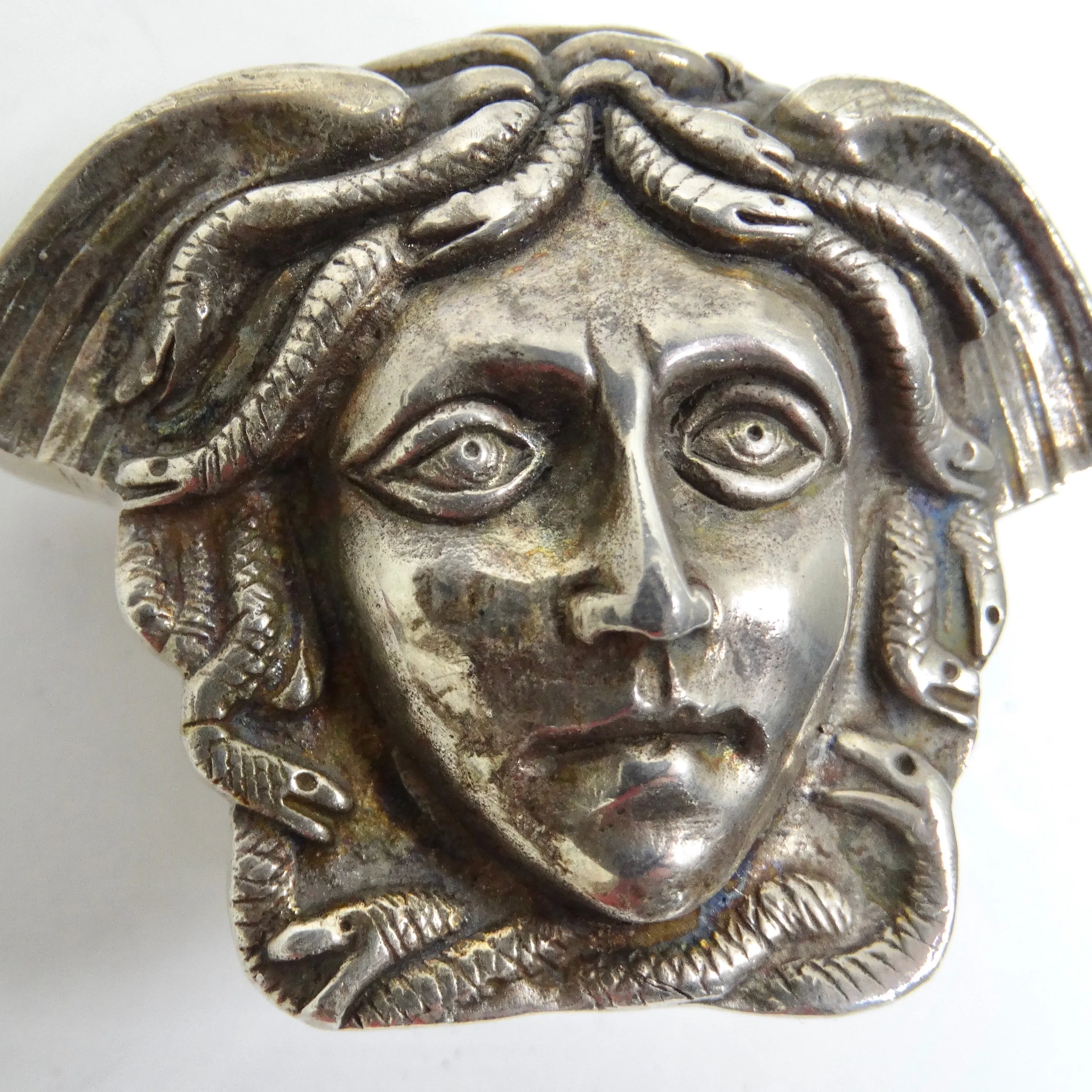 Versace Rare 1980s Silver Belt Buckle