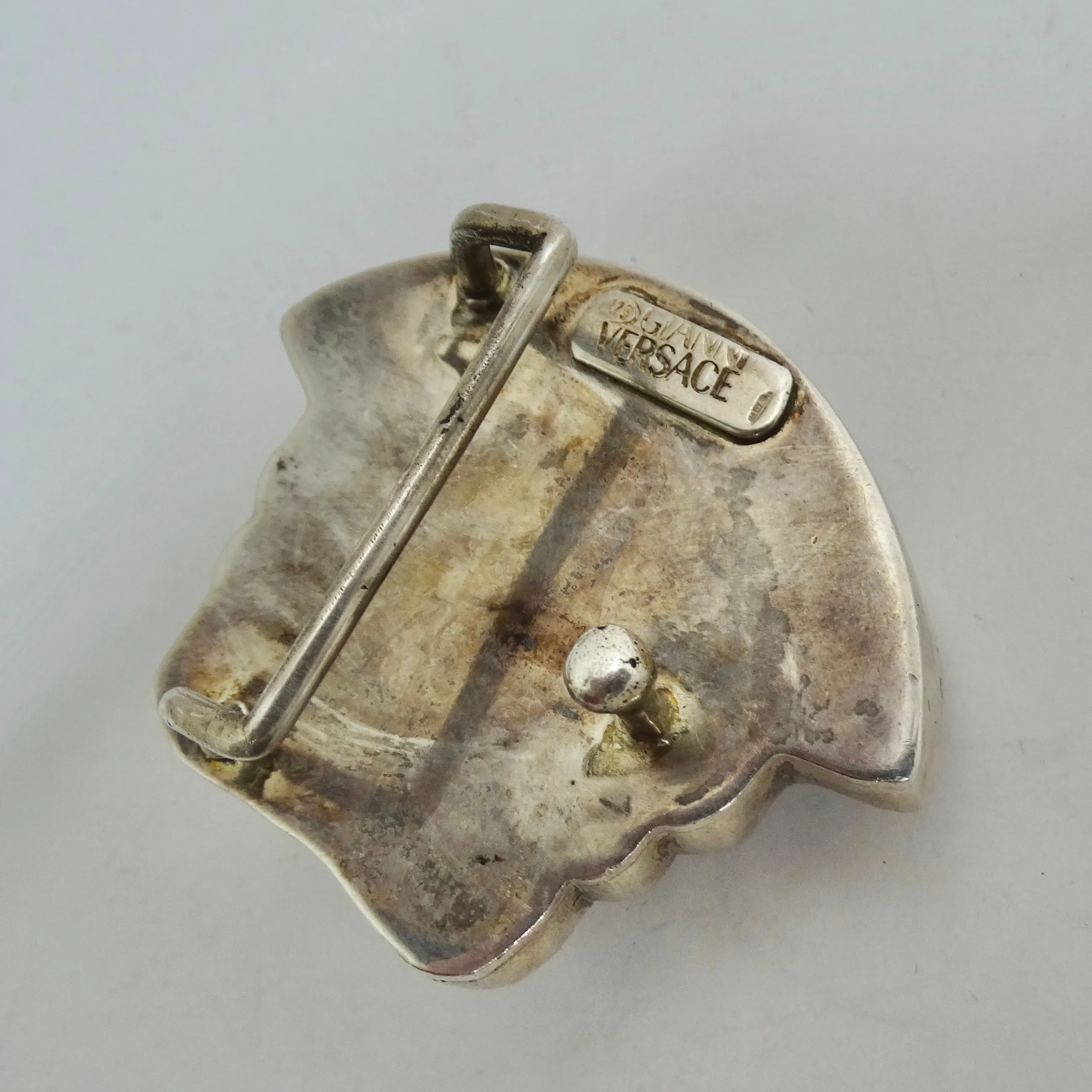 Versace Rare 1980s Silver Belt Buckle