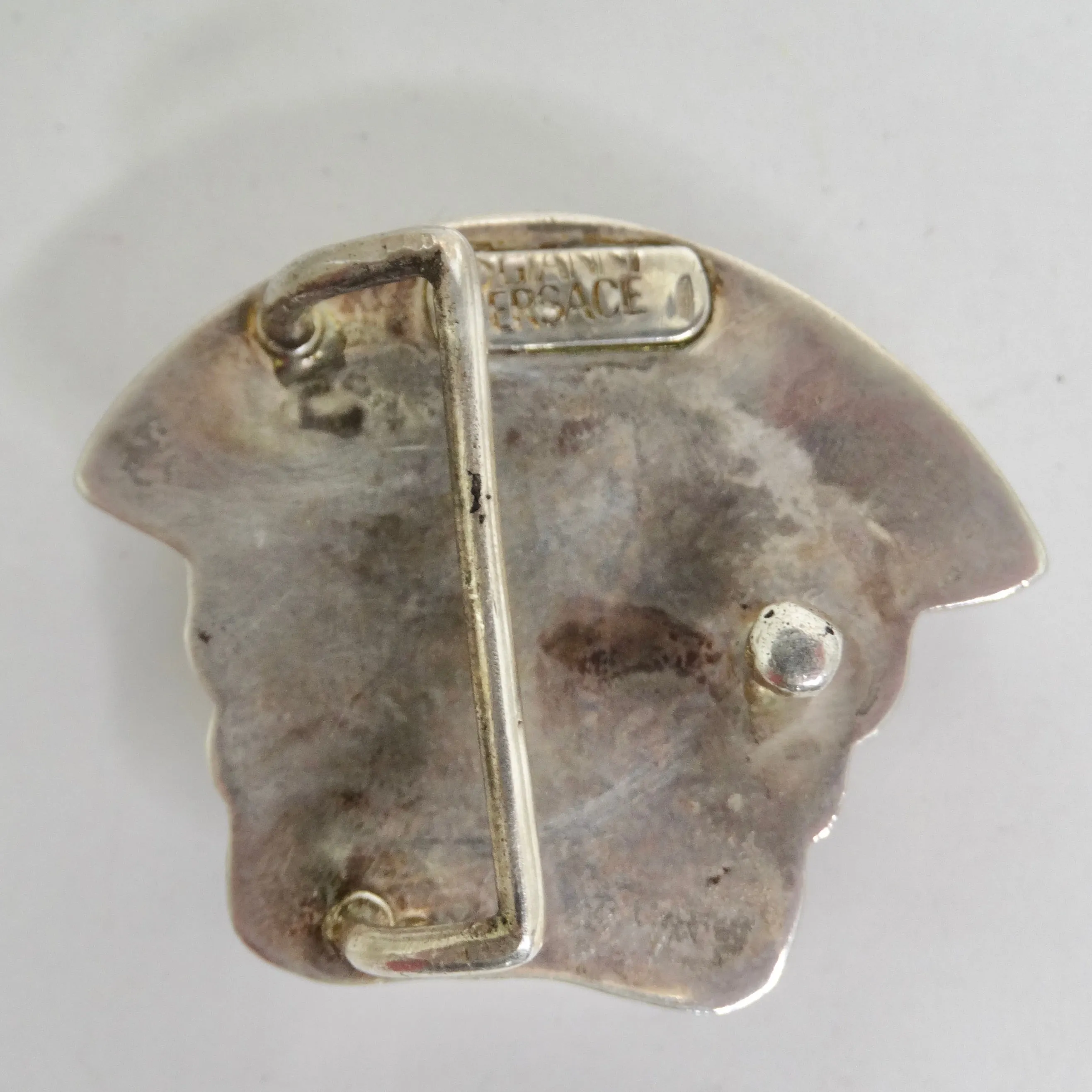 Versace Rare 1980s Silver Belt Buckle