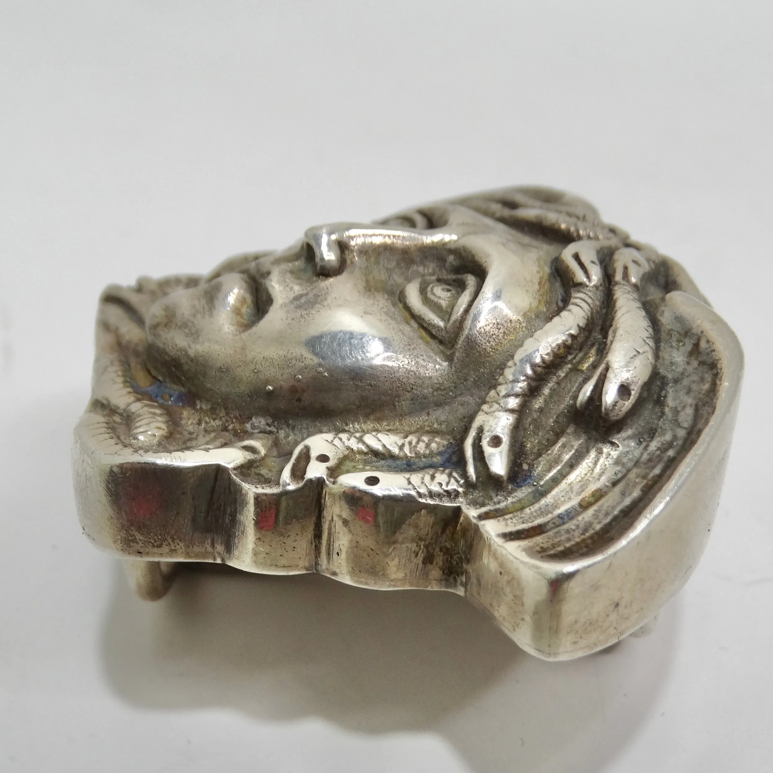 Versace Rare 1980s Silver Belt Buckle