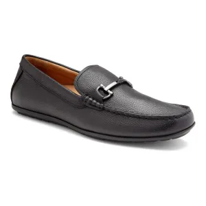 Vionic Mason Driving Moc Black Leather