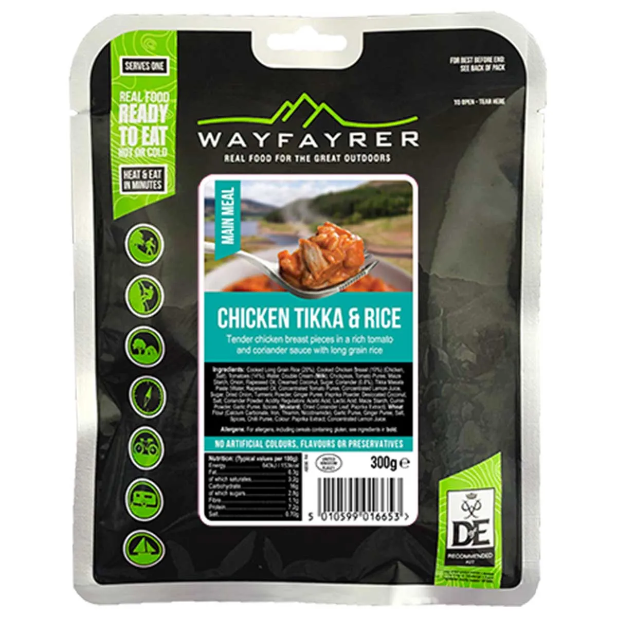 Wayfayrer Ready to Eat Meal Chicken Tikka & Rice