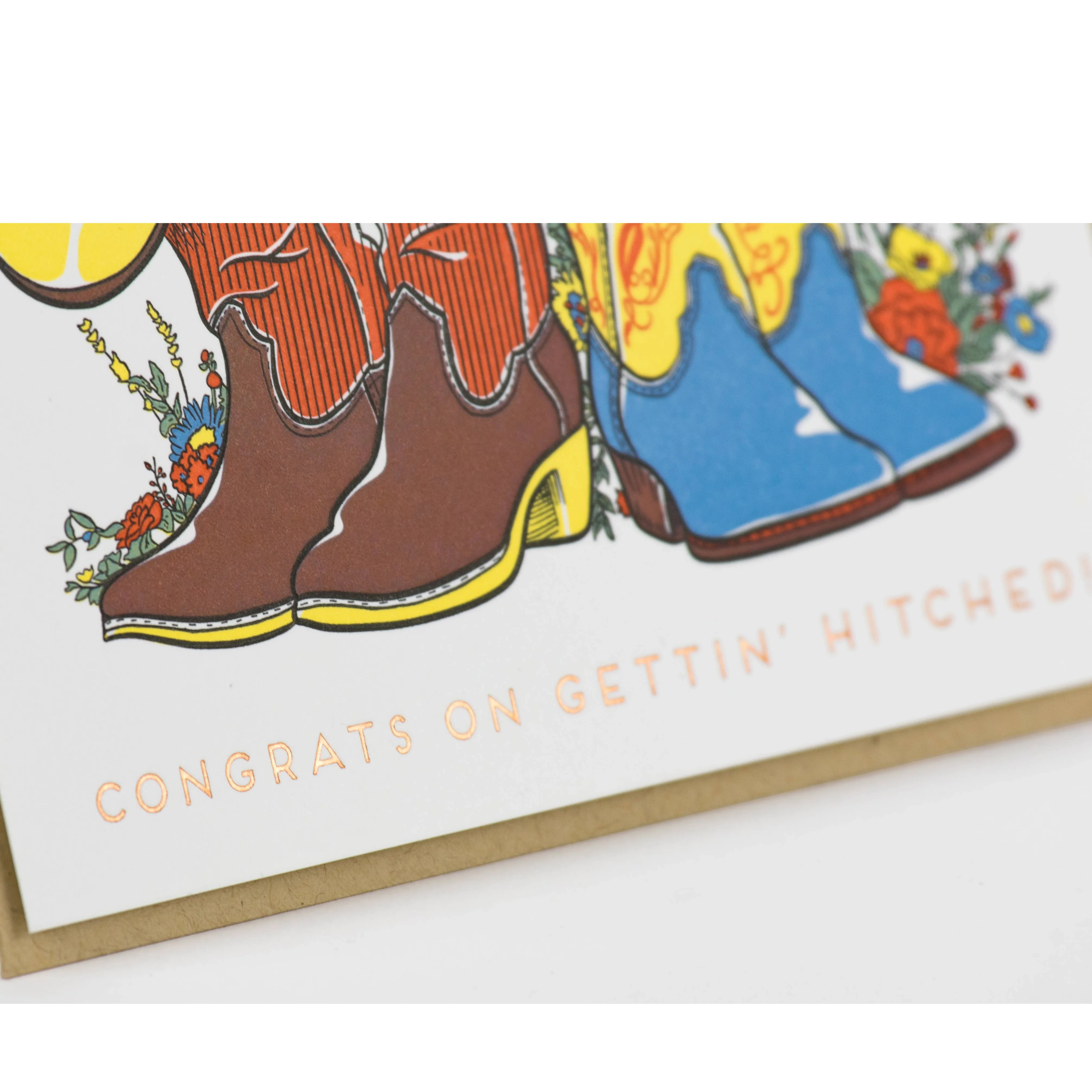 Wedding Boots Card