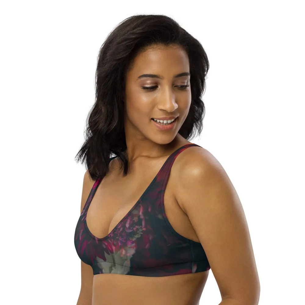 Winter Florals Recyled Sports Bralette
