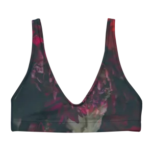 Winter Florals Recyled Sports Bralette