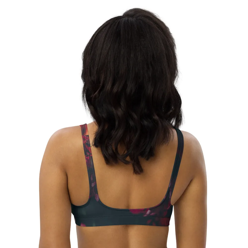 Winter Florals Recyled Sports Bralette