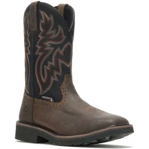 Wolverine Men's Rancher Soft Toe WP Western Work Boot- Brown- W10768