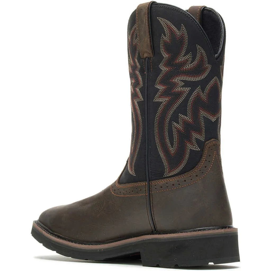 Wolverine Men's Rancher Soft Toe WP Western Work Boot- Brown- W10768