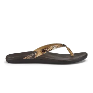 Women's Olukai | Ho'opio Beach Sandal | Tan Mo'o
