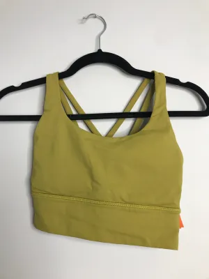 Womens Size 4 Misses Green lululemon Athletic Sports Bra