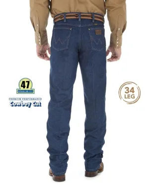 Wrangler Jeans Mens P.Perf Cowboy Cut Regular Fit Prewash (47MWZPW)