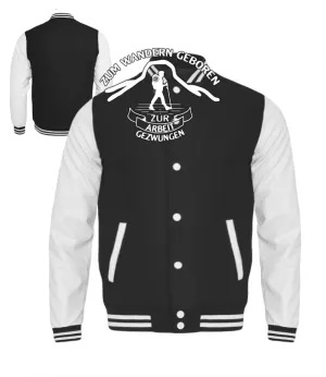 Zum Wandern geboren...  - Kinder College Sweatjacke