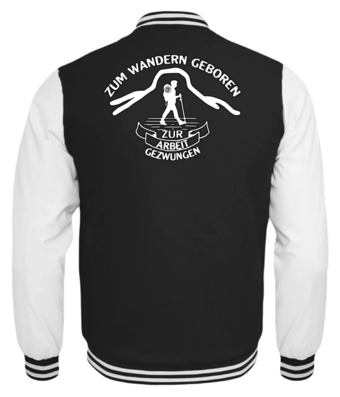 Zum Wandern geboren...  - Kinder College Sweatjacke